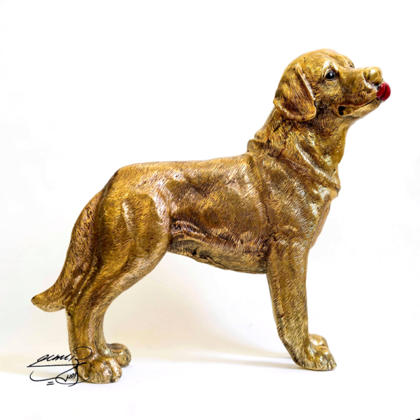 مجسمه سگ برنزی کد 0201