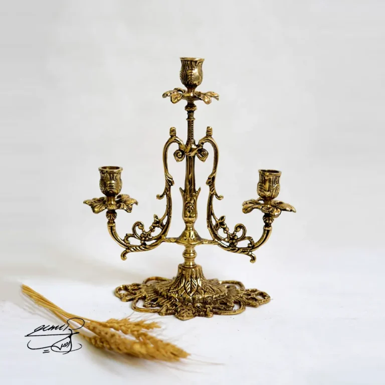 شمعدان برنزی کد 1201