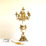 شمعدان سنگ و برنز کد 1612