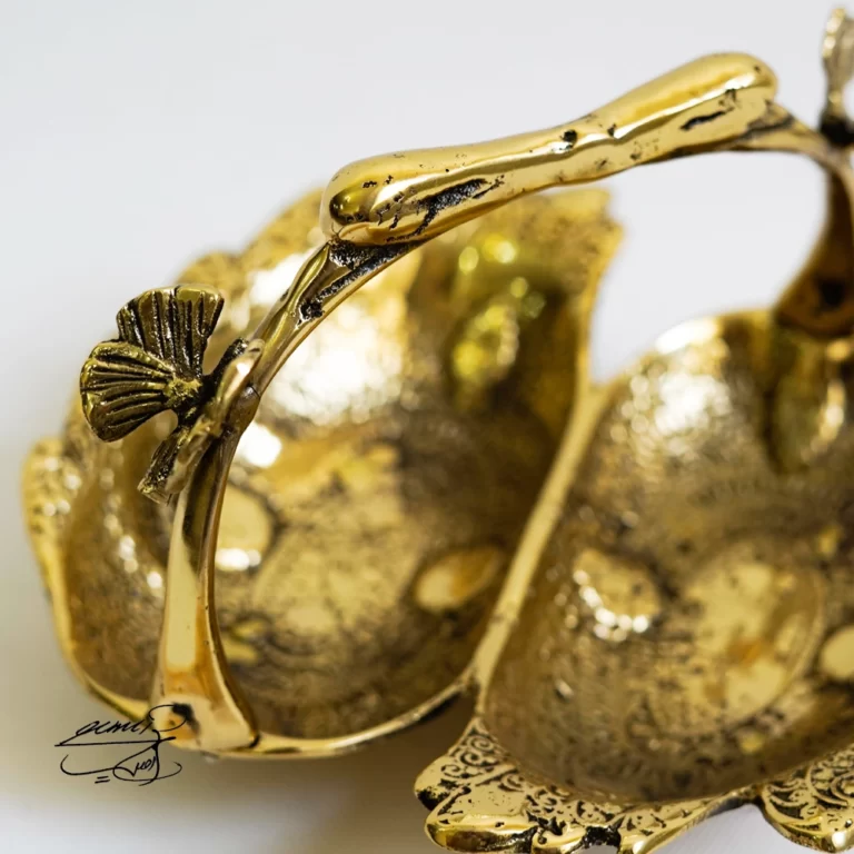 شگفت انگیز 4 آجیل خوری برنزی کد 0811