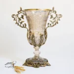 گلدان برنز و بلور کد 1408