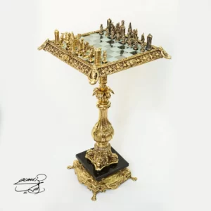 شطرنج برنزی آبکاری کد 1802
