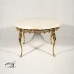 میز عسلی بیضی چهارپایه