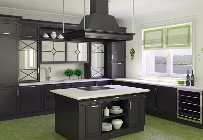 آشپزخانه بدون اپن-انتخاب رنگ در اشپزخانه بدون اپن